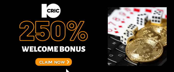 10CRIC 250% Deposit Bonus - 10CRIC Cryptocurrency Online Gambling